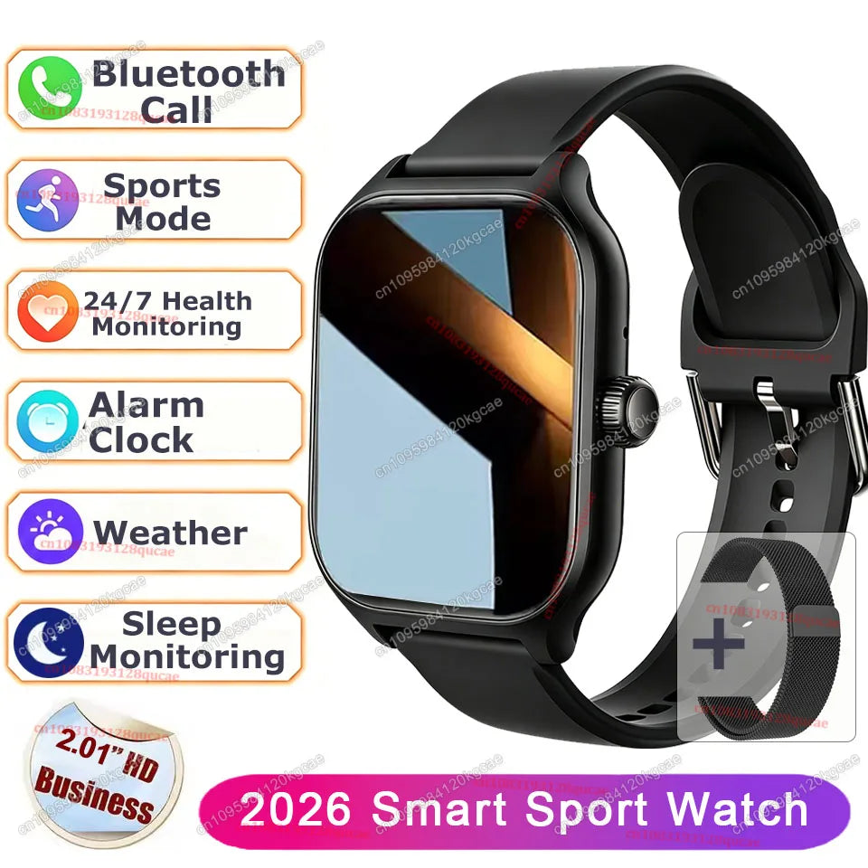 Reloj Inteligente para Hombre, Pantalla AMOLED de 2.01&