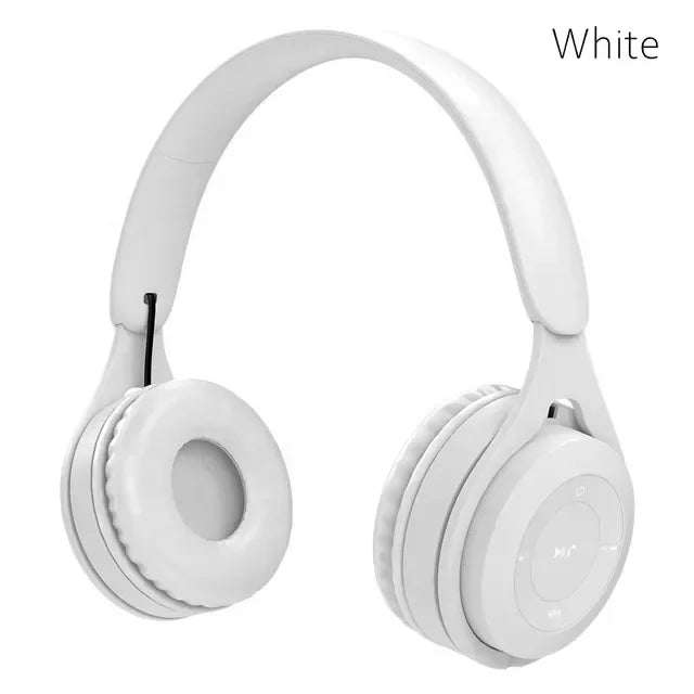 Auriculares Bluetooth de Alta Fidelidad, Inalámbricos, Sobre la Oreja, con Micrófono, Reducción de Ruido, Cómodos para Viajes y Uso en el Hogar