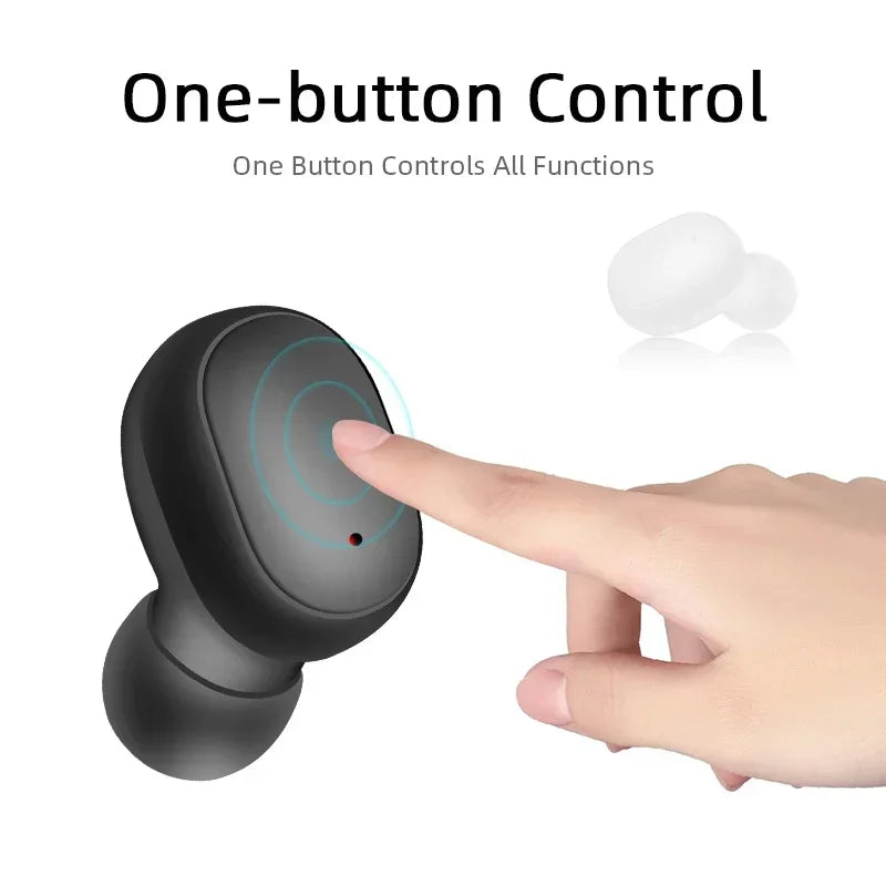 Auriculares Bluetooth TWS E6S Fone, auriculares inalámbricos con Bluetooth, auriculares con cancelación de ruido y micrófono para Huawei Xiaomi