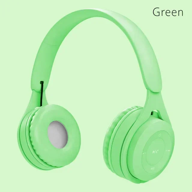 Auriculares Bluetooth de Alta Fidelidad, Inalámbricos, Sobre la Oreja, con Micrófono, Reducción de Ruido, Cómodos para Viajes y Uso en el Hogar