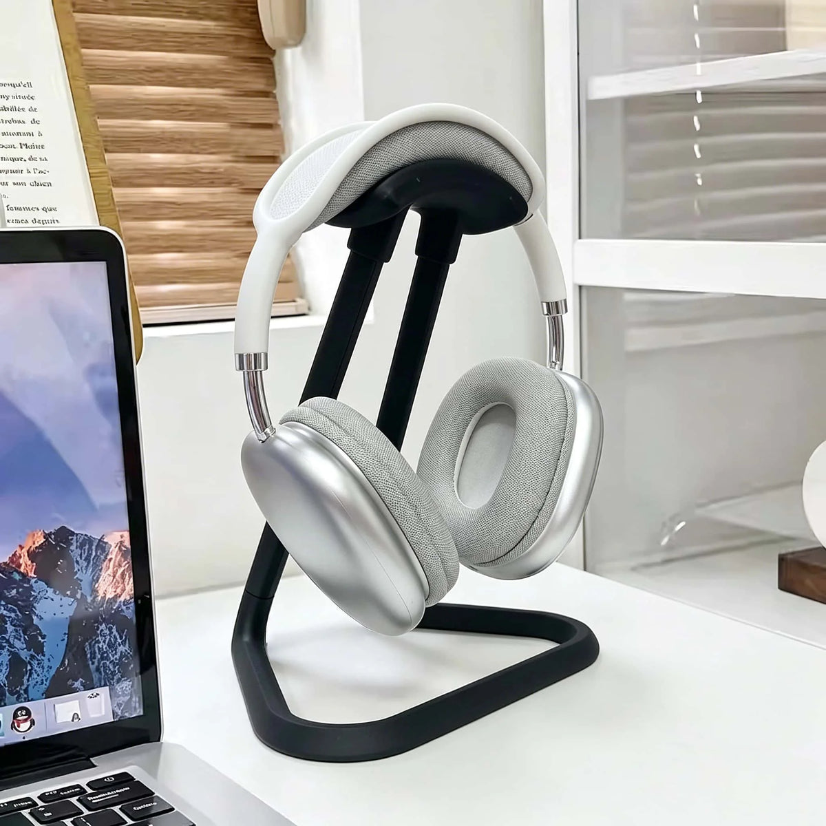 Soporte para auriculares, universal para varios auriculares, base antideslizante, duradero y resistente, ideal para almacenamiento, exhibición y protección