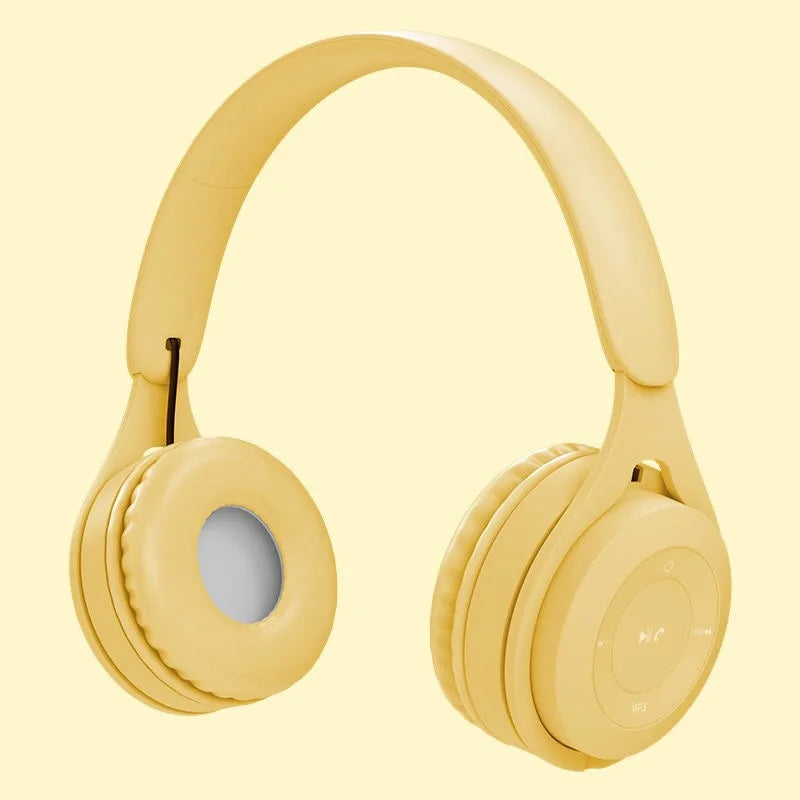 Auriculares Bluetooth de Alta Fidelidad, Inalámbricos, Sobre la Oreja, con Micrófono, Reducción de Ruido, Cómodos para Viajes y Uso en el Hogar
