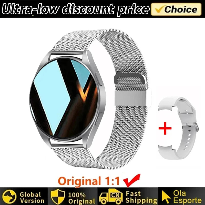 Reloj Inteligente para Mujer, Reloj con 6 Funciones de Monitoreo de Salud, Resistente al Agua, Asistente de Voz, Llamadas Bluetooth, Reloj Inteligente Deportivo Nuevo 2026 para Hombre