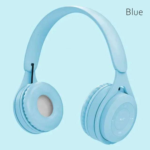 Auriculares Bluetooth de Alta Fidelidad, Inalámbricos, Sobre la Oreja, con Micrófono, Reducción de Ruido, Cómodos para Viajes y Uso en el Hogar