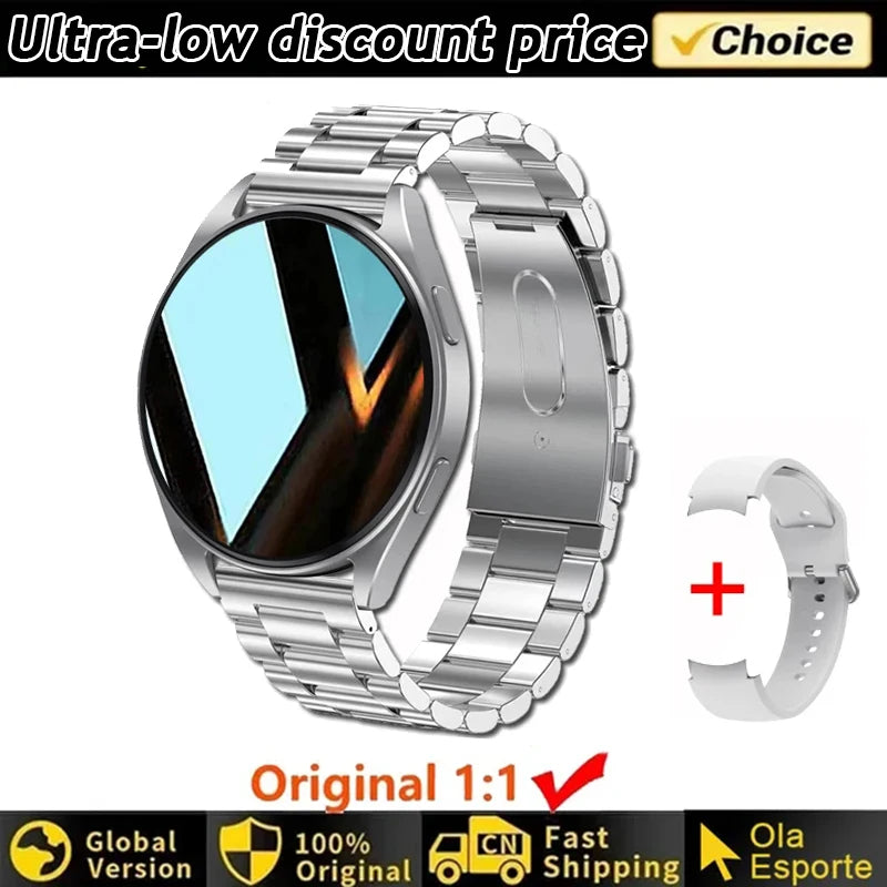 Reloj Inteligente para Mujer, Reloj con 6 Funciones de Monitoreo de Salud, Resistente al Agua, Asistente de Voz, Llamadas Bluetooth, Reloj Inteligente Deportivo Nuevo 2026 para Hombre