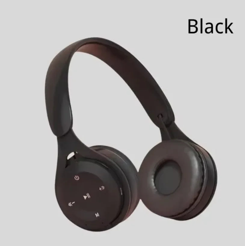 Auriculares Bluetooth de Alta Fidelidad, Inalámbricos, Sobre la Oreja, con Micrófono, Reducción de Ruido, Cómodos para Viajes y Uso en el Hogar