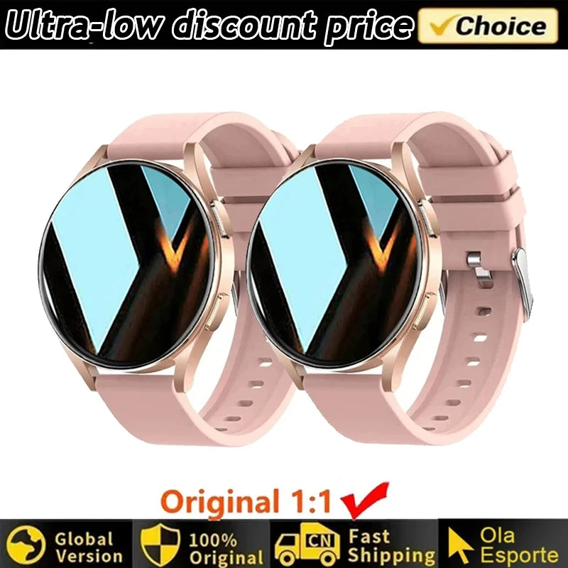Reloj Inteligente para Mujer, Reloj con 6 Funciones de Monitoreo de Salud, Resistente al Agua, Asistente de Voz, Llamadas Bluetooth, Reloj Inteligente Deportivo Nuevo 2026 para Hombre