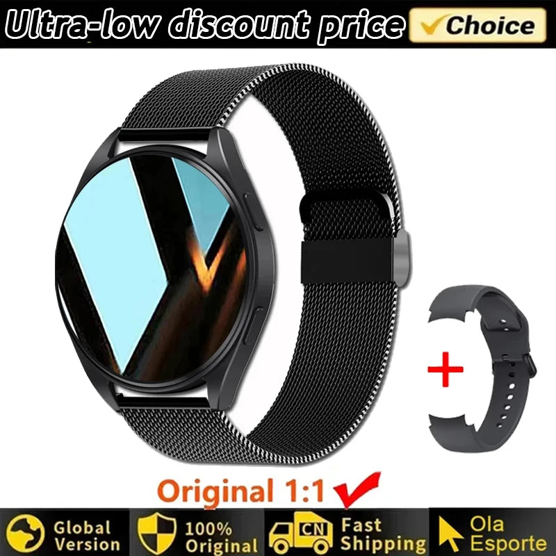 Reloj Inteligente para Mujer, Reloj con 6 Funciones de Monitoreo de Salud, Resistente al Agua, Asistente de Voz, Llamadas Bluetooth, Reloj Inteligente Deportivo Nuevo 2026 para Hombre