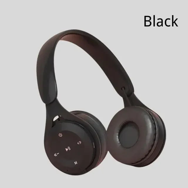 Auriculares Bluetooth de Alta Fidelidad, Inalámbricos, Sobre la Oreja, con Micrófono, Reducción de Ruido, Cómodos para Viajes y Uso en el Hogar