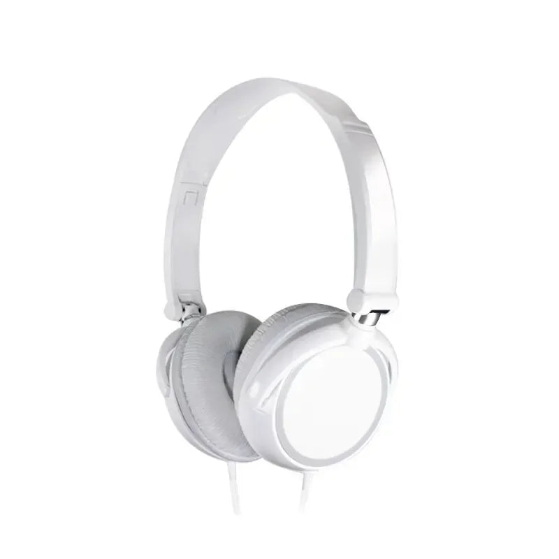 Auriculares con cable estéreo de graves de 3,5mm plegables con micrófono auriculares ajustables adecuados para Pc Mp3 auriculares accesorios de juego