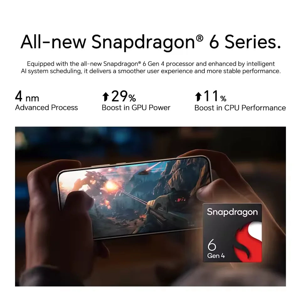 Versión EU HONOR Magic 8 lite 5G Smartphone Snapdragon 6 Gen 4 Cámara Principal de 108MP Pantalla AMOLED de 6.79 pulgadas y 120Hz Batería de 7500 mAh
