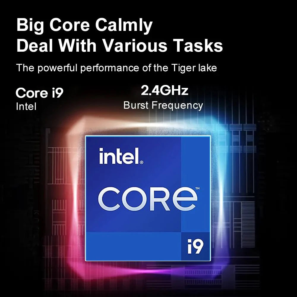 Nuevo Portátil 2026 con Windows 11, Pantalla de 15.6 Pulgadas, Desbloqueo por Huella Dactilar, Intel Core i9-10980HK, 16GB de RAM, 1/2TB SSD, para Oficina y Juegos