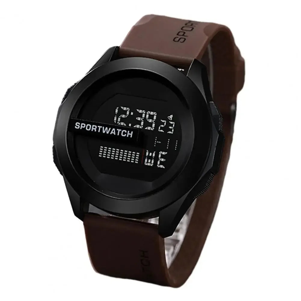 Relojes deportivos para hombre, reloj despertador multifunción para hombre, reloj Digital LED, reloj electrónico deportivo resistente al agua para hombre