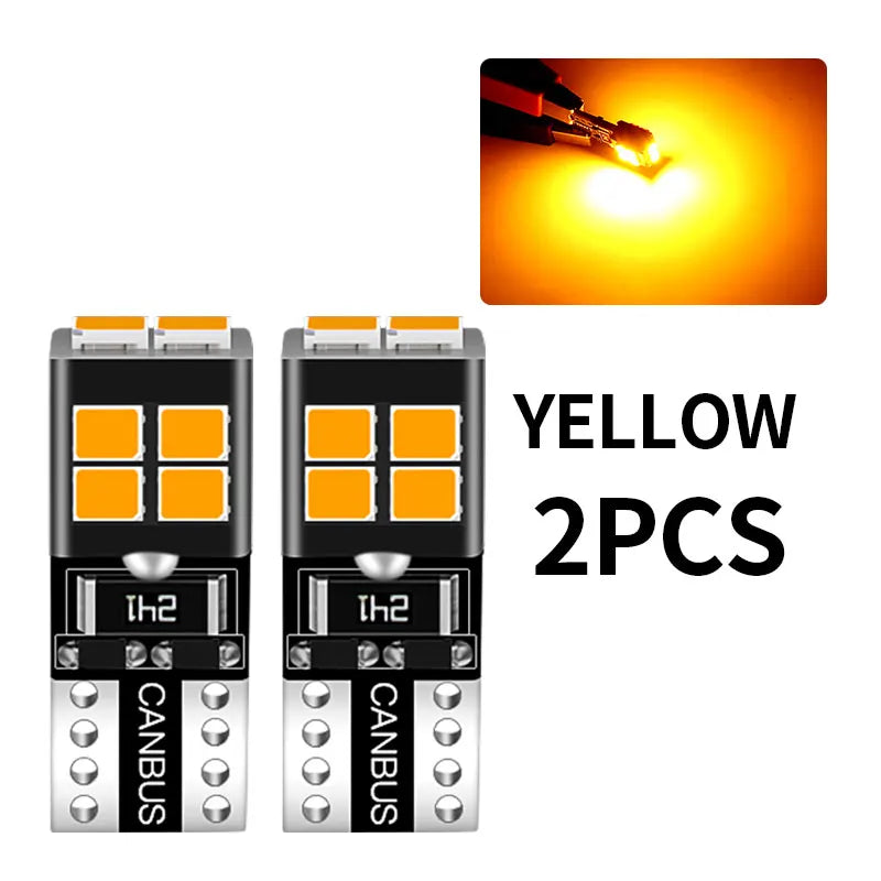 2 uds luz LED de matrícula W5W T10 CANbus para Peugeot 208 1 2 accesorios 2012 2013 2014 2015 2016 2017 2018 2019 2020 2021