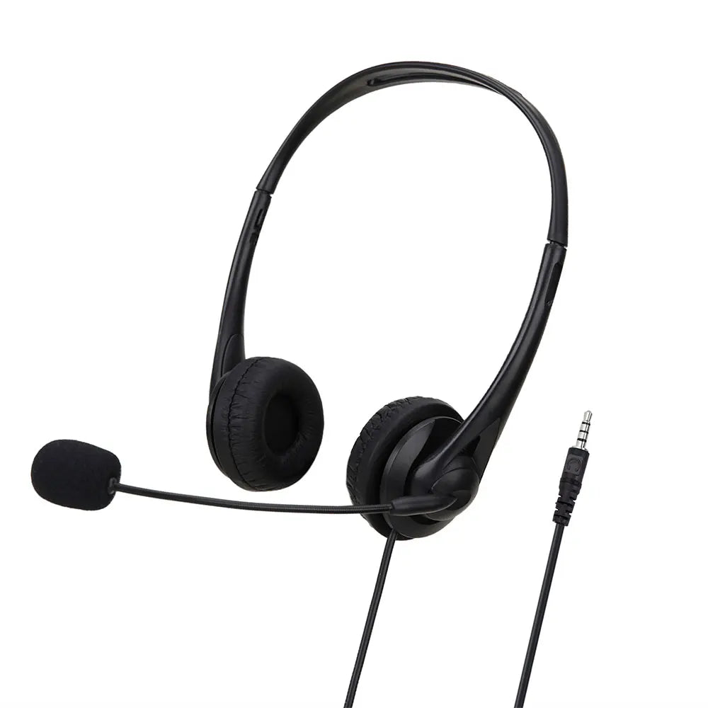 Auriculares de ordenador USB de 3,5mm con micrófono con cancelación de ruido, red de chat, enseñanza, videoconferencia, auriculares estéreo con cable