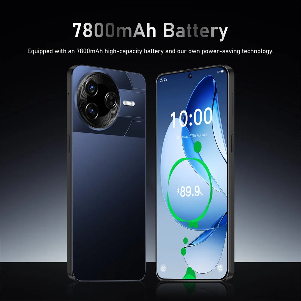 NUEVO Teléfono Celular Original F7 Ultra, Pantalla de 7.3 Pulgadas, 4G 5G, Doble SIM, Smartphone con Batería de 7800mAh, Android 15, Versión Global