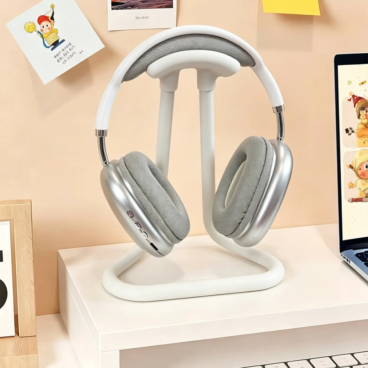 Soporte para auriculares, universal para varios auriculares, base antideslizante, duradero y resistente, ideal para almacenamiento, exhibición y protección