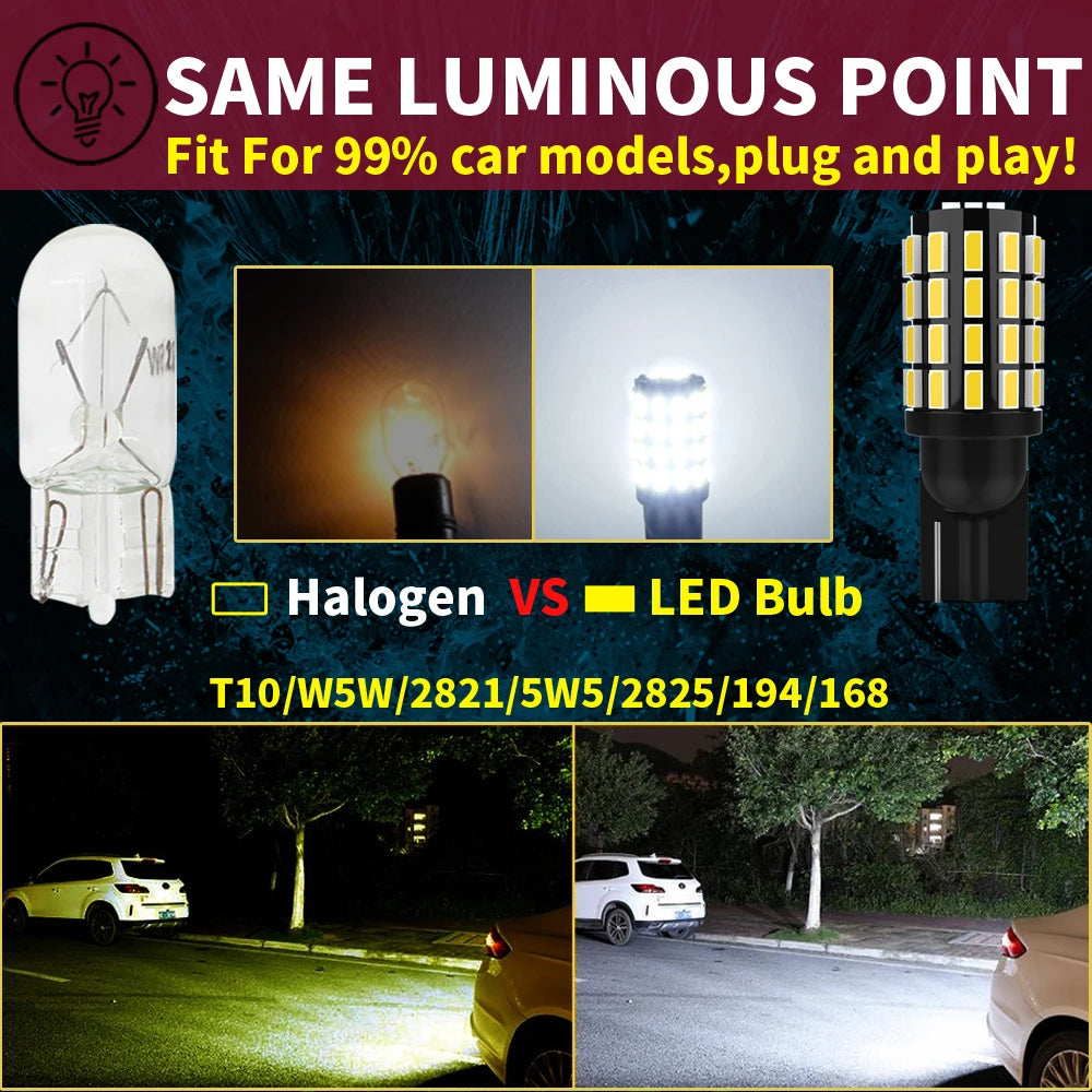 2x luz LED de liquidación W5W T10 para Peugeot 1007 107 206 207 306 307 CC SW 4007 4008 407 508 607 807 Bipper Tepee Expert Partner