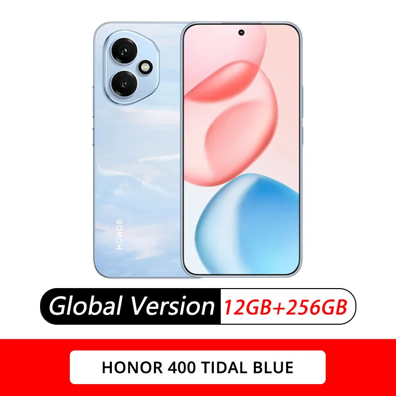 Honor 400-Snapdragon 7 Gen 3, AMOLED 120Hz, 6000 mah, 200MP + 50 MP AI Super Cámara, Smartphone 6,55 pulgadas