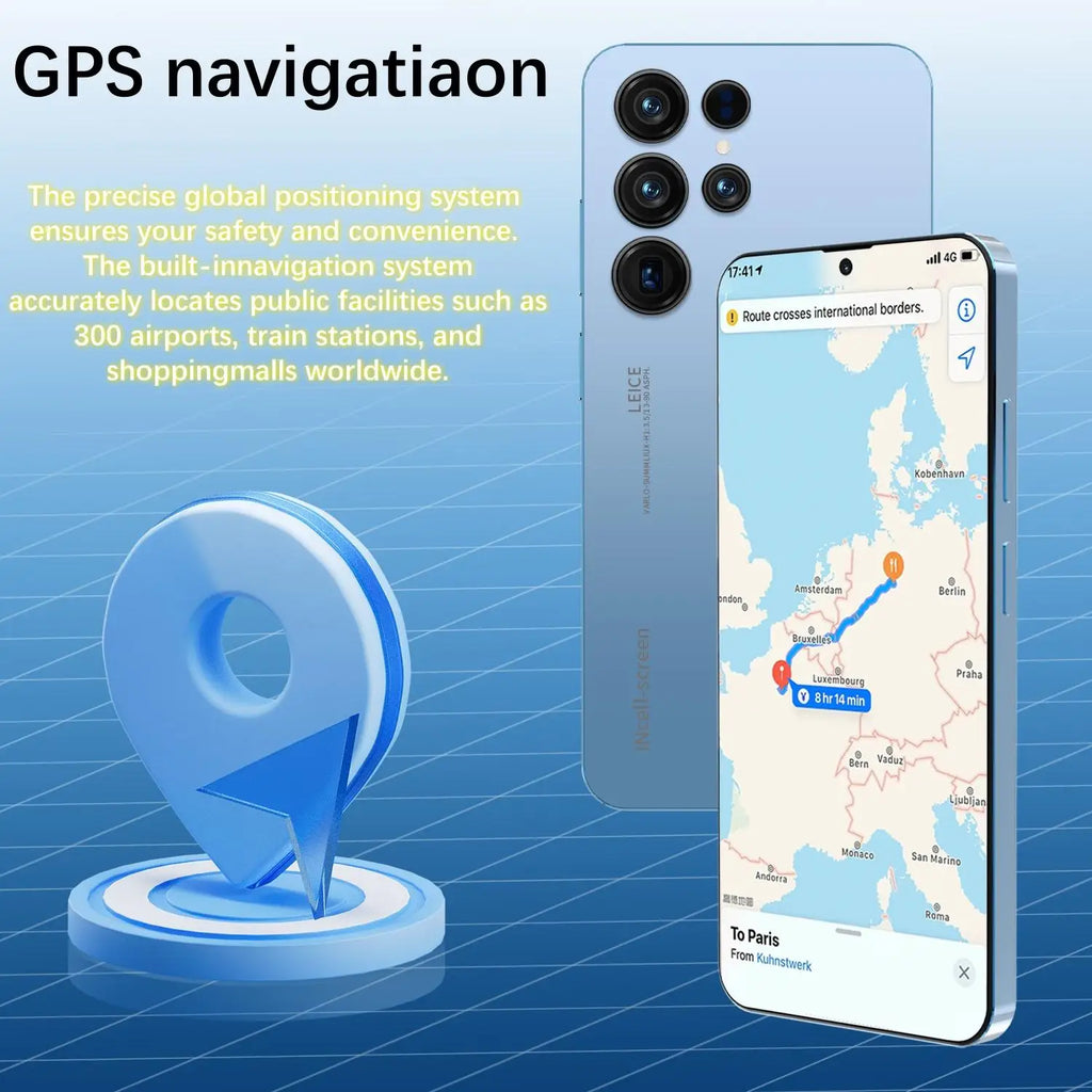 Teléfono inteligente SURGAZE NEW XS24 Ultra de 6.6 pulgadas, inteligente, 4G 5G, doble tarjeta, doble modo de espera, sistema Android, 12GB+512GB, versión global