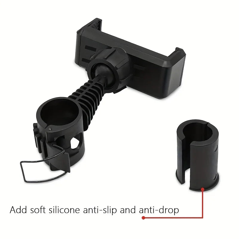 1 accesorio universal para teléfono y trípode, 360 °   Soporte Giratorio para Teléfono de Bicicleta y Motocicleta, Apto para Accesorios de Smartphone