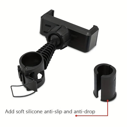 1 accesorio universal para teléfono y trípode, 360 °   Soporte Giratorio para Teléfono de Bicicleta y Motocicleta, Apto para Accesorios de Smartphone