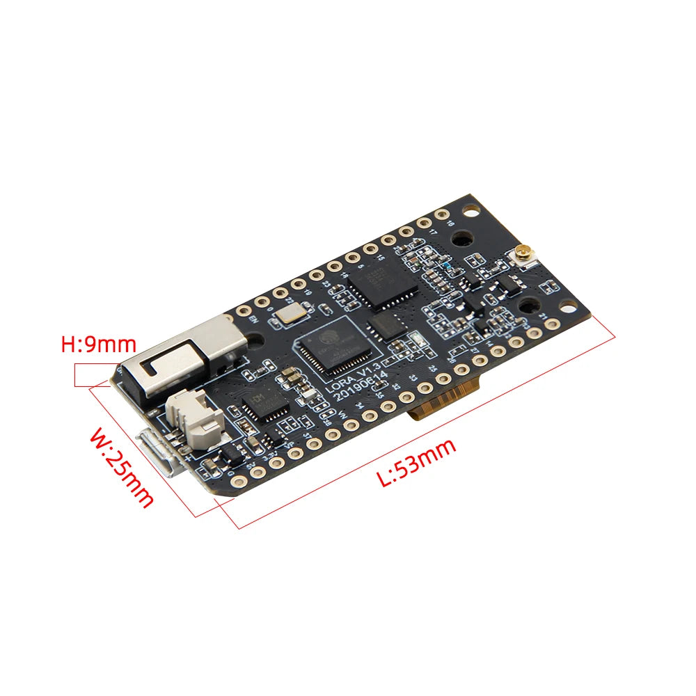 LILYGO® LoRa32 V1.3 ESP32 LoRa Placa de desarrollo SX1276 868/915Mhz WIFI Bluetooth módulo inalámbrico 0,96 pulgadas pantalla OLED Arduino