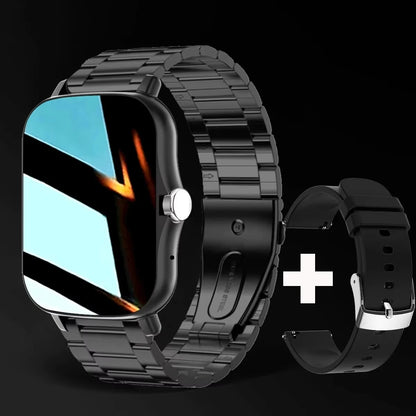 LAXASFIT 2025 nuevo reloj inteligente para hombres y mujeres regalo pantalla completamente táctil reloj deportivo Fitness Bluetooth llamada reloj inteligente Digital
