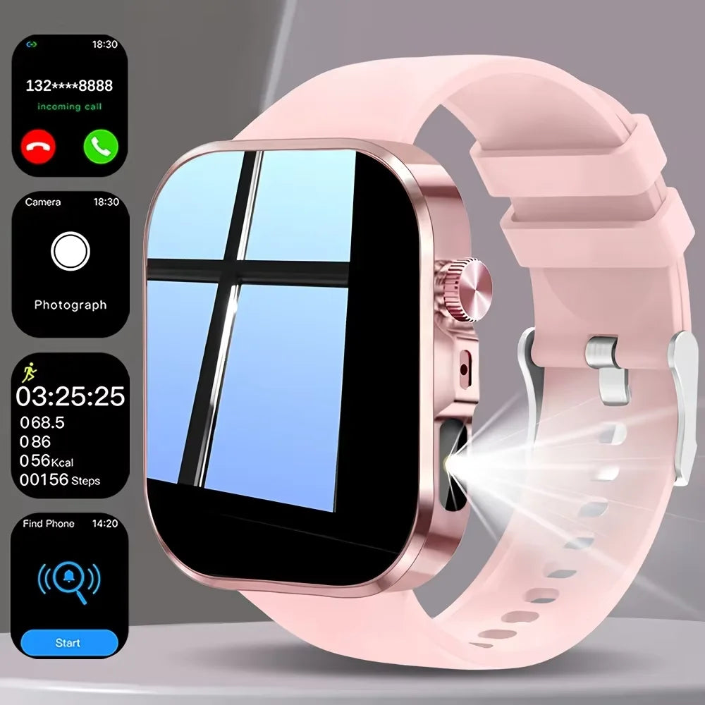 El Último Reloj Inteligente, Modelo de Alta Gama, Cuenta con una Pantalla Táctil de 1.83 Pulgadas, una Correa Elegante y Numerosas Funciones, Incluyendo