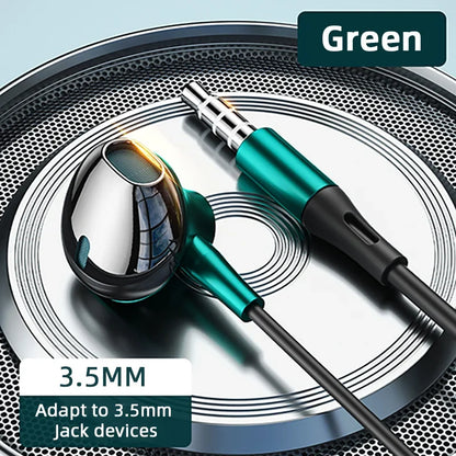 Auriculares USB tipo C HiFi bajo estéreo Control de volumen micrófono 3,5mm auriculares con cable para Galaxy S24 S23 S22 S21 Ultra iPhone 15 Pro Max