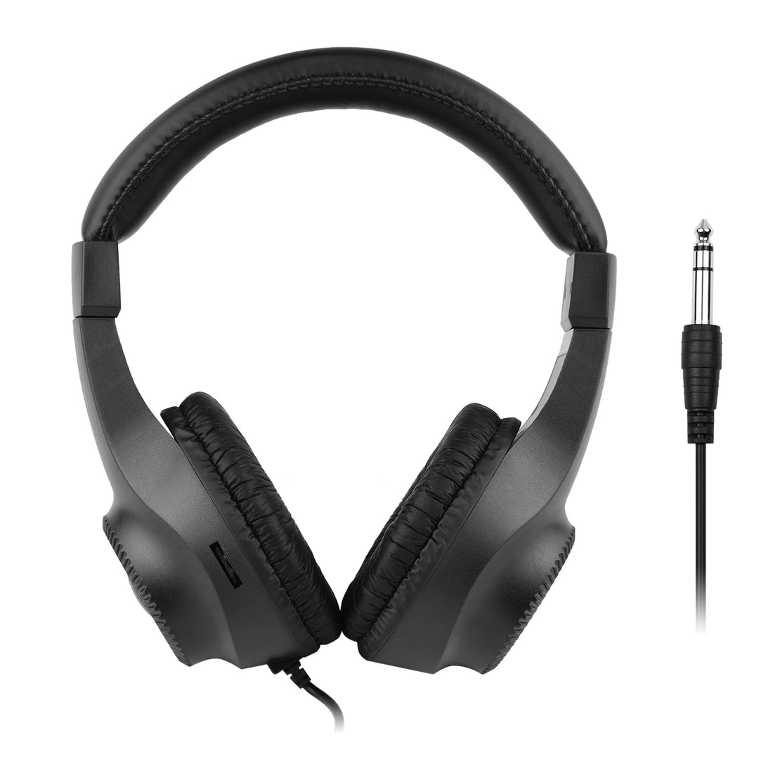 Auriculares con Monitor estéreo y cable, cascos sobre la oreja con controlador de 50mm, enchufe de 6,5mm para amplificador de guitarra, mezclador de Audio de Piano eléctrico
