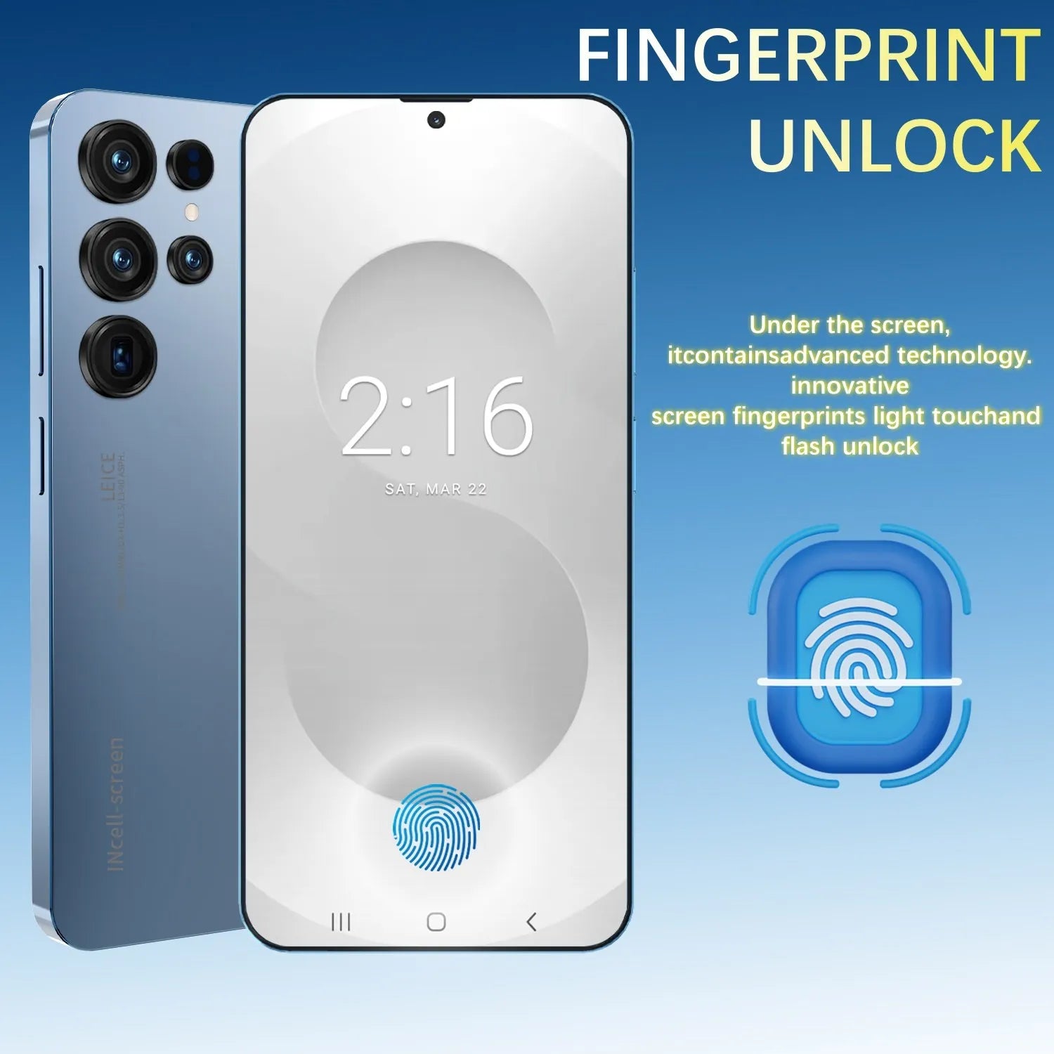 Teléfono inteligente SURGAZE NEW XS24 Ultra de 6.6 pulgadas, inteligente, 4G 5G, doble tarjeta, doble modo de espera, sistema Android, 12GB+512GB, versión global