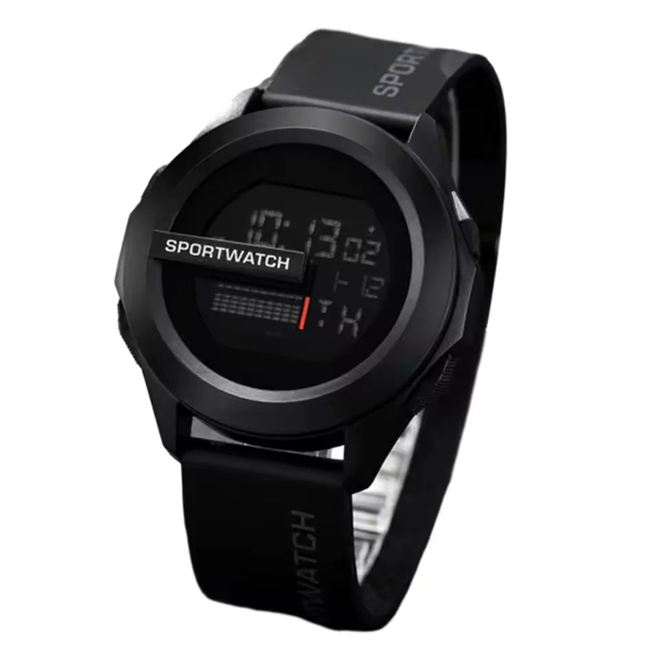 Relojes deportivos para hombre, reloj despertador multifunción para hombre, reloj Digital LED, reloj electrónico deportivo resistente al agua para hombre