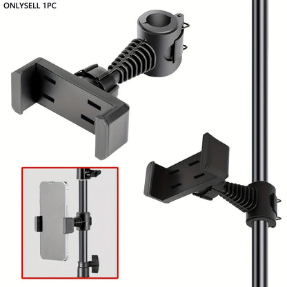 1 accesorio universal para teléfono y trípode, 360 °   Soporte Giratorio para Teléfono de Bicicleta y Motocicleta, Apto para Accesorios de Smartphone