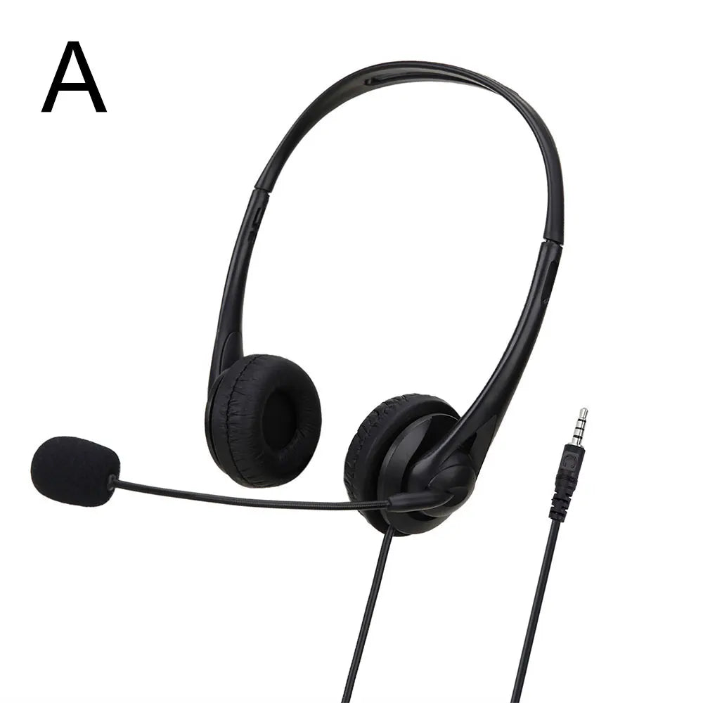 Auriculares de ordenador USB de 3,5mm con micrófono con cancelación de ruido, red de chat, enseñanza, videoconferencia, auriculares estéreo con cable