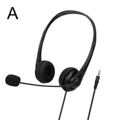 Auriculares de ordenador USB de 3,5mm con micrófono con cancelación de ruido, red de chat, enseñanza, videoconferencia, auriculares estéreo con cable