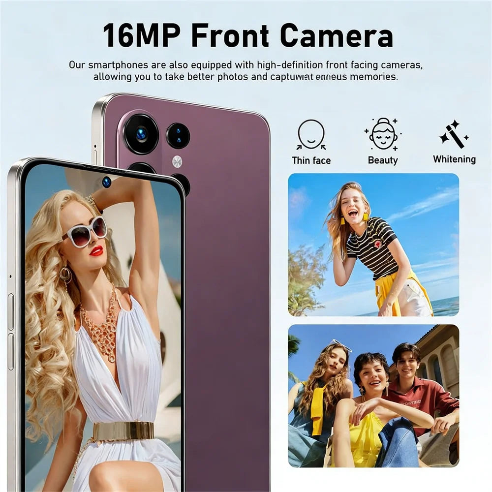 Nuevo Teléfono Celular S28 Ultra Original Actualizado, Pantalla de 7.3 Pulgadas, 4G 5G, Doble SIM, Smartphone con 7800mAh, Android 15, Versión Global