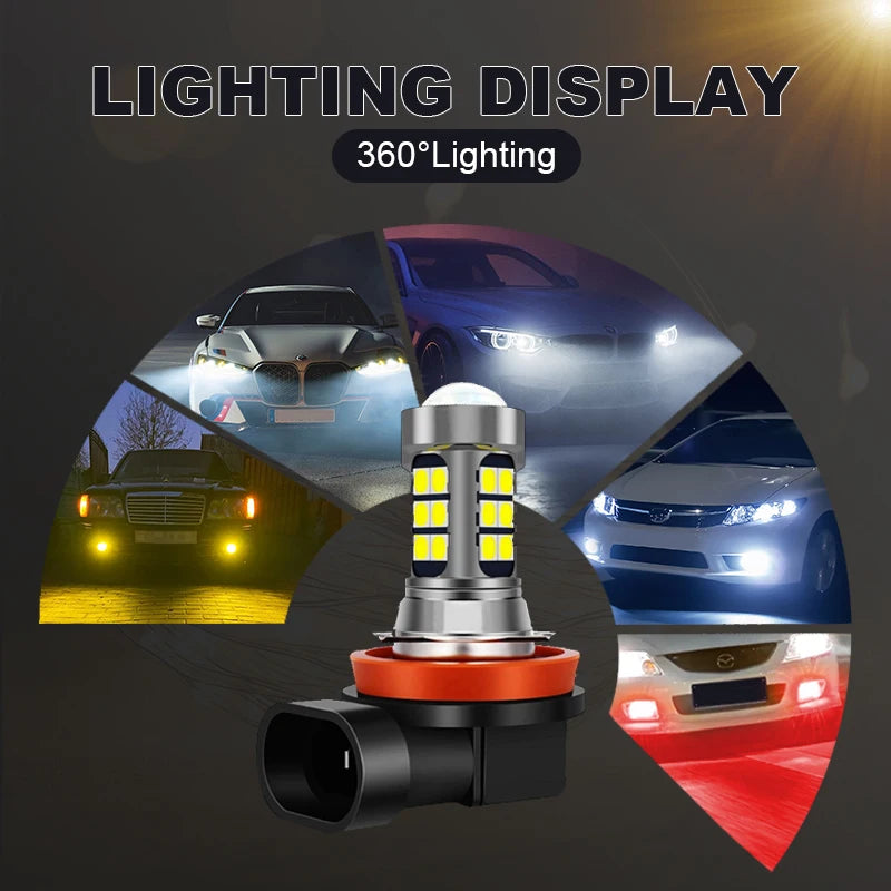 2 uds lámpara LED accesorios de luz antiniebla delantera de coche para HONDA Pilot 2006 2007 2008 2009 2010 2011 2012 2013 2014 2015 2016 2017-2019
