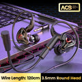 Auriculares con cable tipo C/3,5mm estéreo HiFi auriculares internos con cancelación de ruido auriculares deportivos para juegos con micrófonos duales
