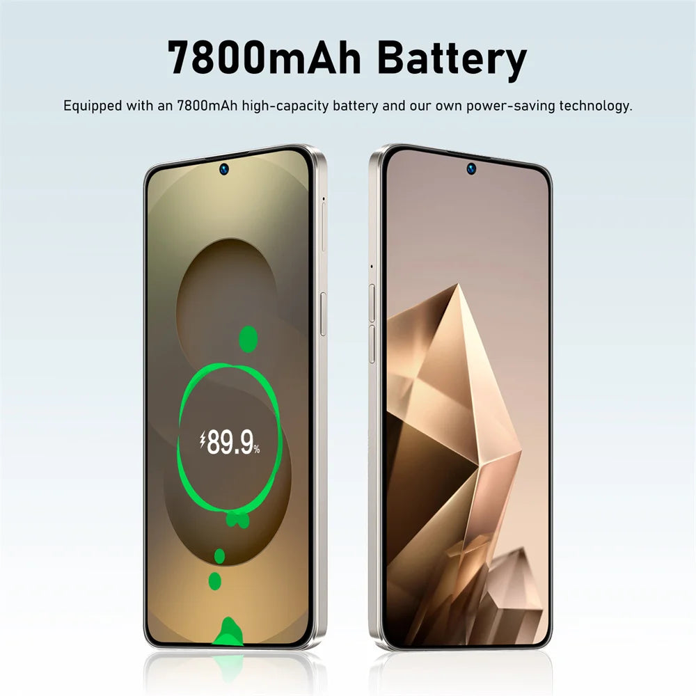 Nuevo Teléfono Celular S28 Ultra Original Actualizado, Pantalla de 7.3 Pulgadas, 4G 5G, Doble SIM, Smartphone con 7800mAh, Android 15, Versión Global