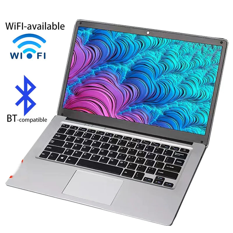 GMOLO-ordenador portátil Windows 10, Sin aranceles en México, 14 pulgadas, 6GB de RAM, 64GB + 128GB/256GB SSD, USB 3,0, WiFi, Bluetooth, cámara, Ultrabook fino, Netbook barato
