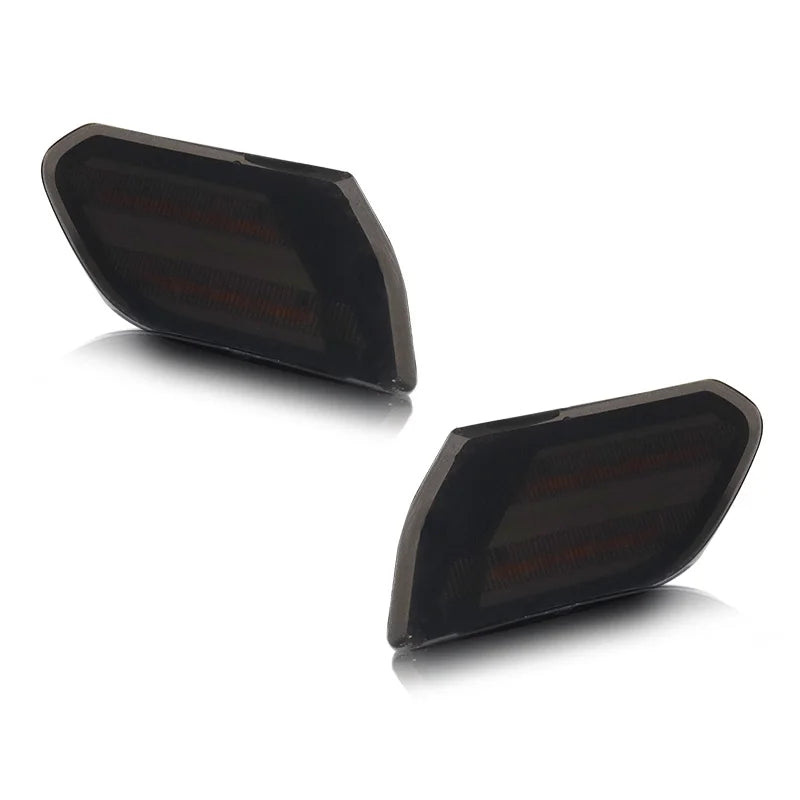 2 uds coche ámbar LED parachoques delantero marcador lateral señal de giro luz intermitente para Jeep Wrangler JL 2018-2021 gladiador JT 20-21