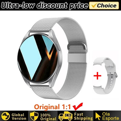 Reloj Inteligente para Mujer, Reloj con 6 Funciones de Monitoreo de Salud, Resistente al Agua, Asistente de Voz, Llamadas Bluetooth, Reloj Inteligente Deportivo Nuevo 2026 para Hombre