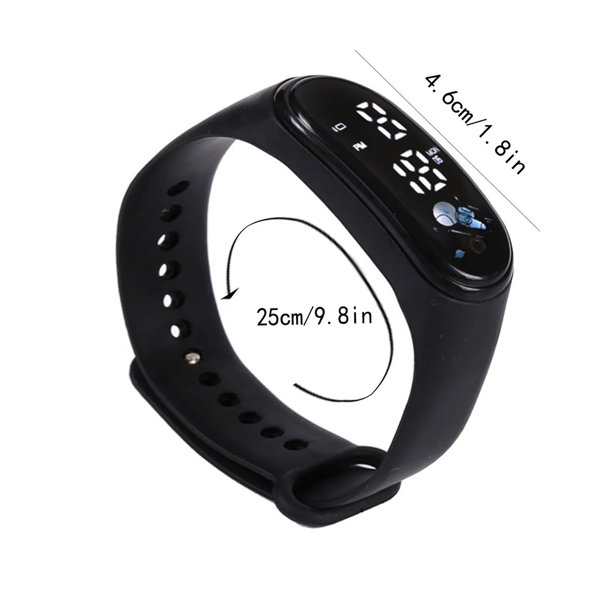 Reloj inteligente Kawaii para niños, relojes digitales para niños, relojes deportivos impermeables para niños, relojes para niños y niñas, reloj de silicona