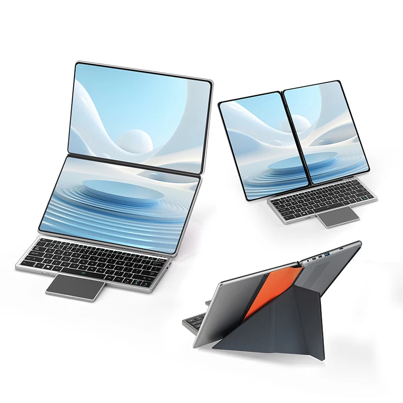Ordenador portátil con pantalla Dual, Notebook Intel i3 1215U N100, pantalla táctil IPS de 10,95 pulgadas, Windows 11, tableta de oficina, WiFi 6, nuevo