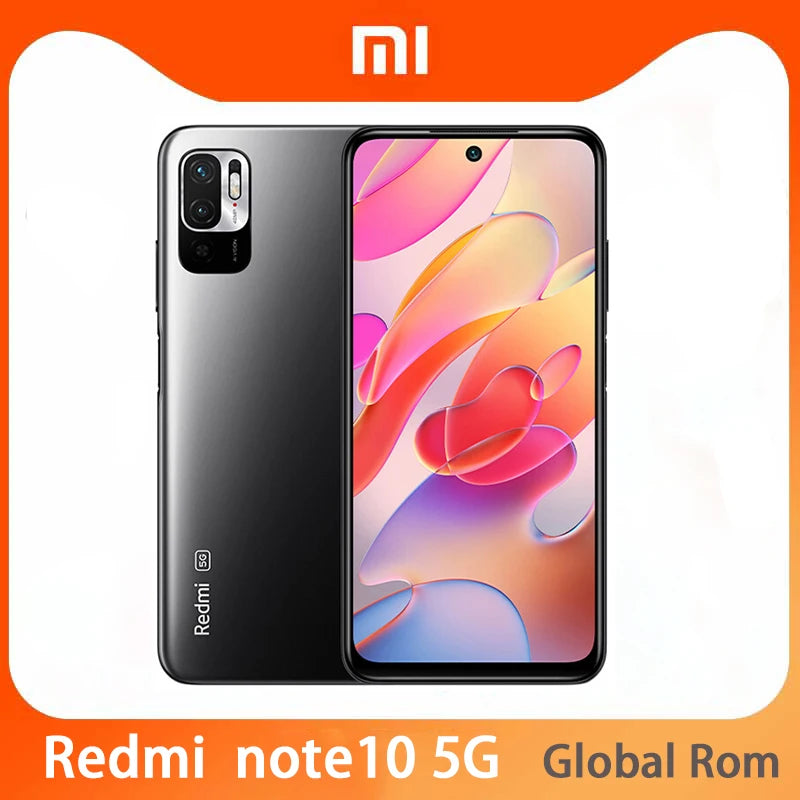 Xiaomi-Smartphone Redmi Note 10, ROM Global, 5G, 128GB/256GB, 7nm, Dimensity 700, pantalla de 6,5 pulgadas, cámara de 48mp, 5000mAh