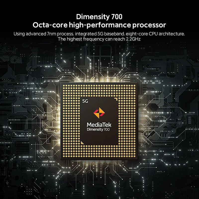 Xiaomi-Smartphone Redmi Note 10, ROM Global, 5G, 128GB/256GB, 7nm, Dimensity 700, pantalla de 6,5 pulgadas, cámara de 48mp, 5000mAh