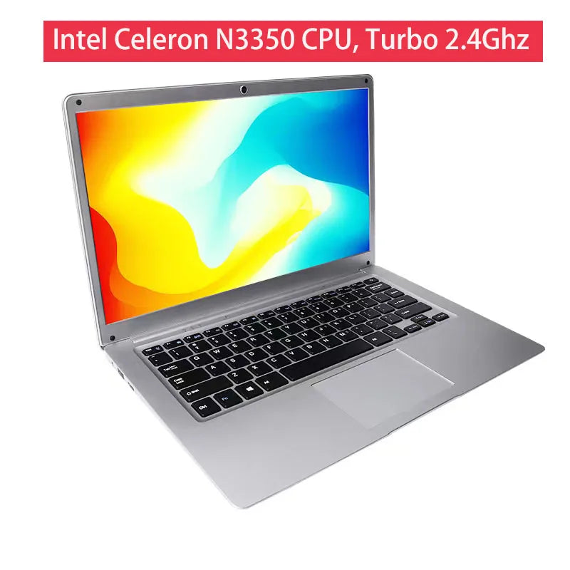 GMOLO-ordenador portátil Windows 10, Sin aranceles en México, 14 pulgadas, 6GB de RAM, 64GB + 128GB/256GB SSD, USB 3,0, WiFi, Bluetooth, cámara, Ultrabook fino, Netbook barato