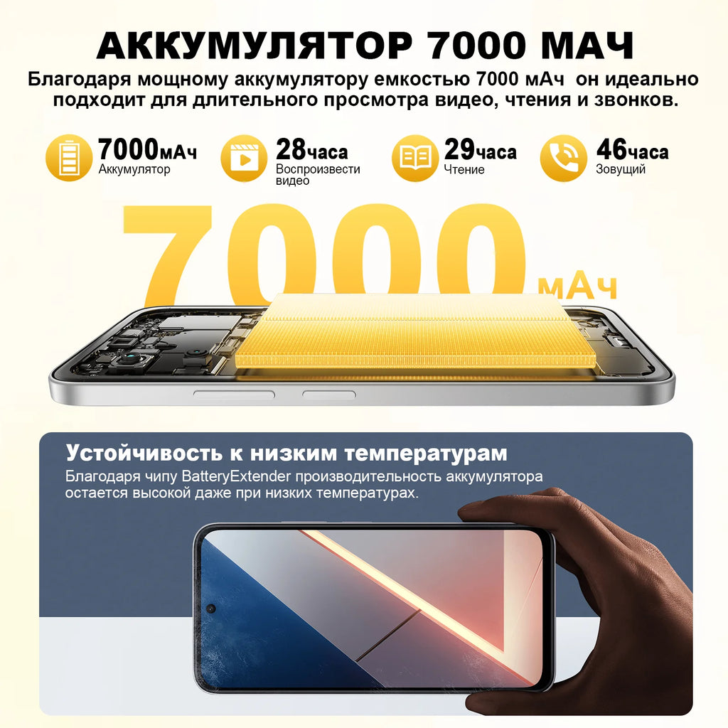 【RU Express】POCO M7 Versión Global Smartphone Snapdragon 685 Pantalla FHD+ DotDisplay de 6.9" y 144Hz 50MP Batería de 7000mAh Carga Rápida de 33W NFC