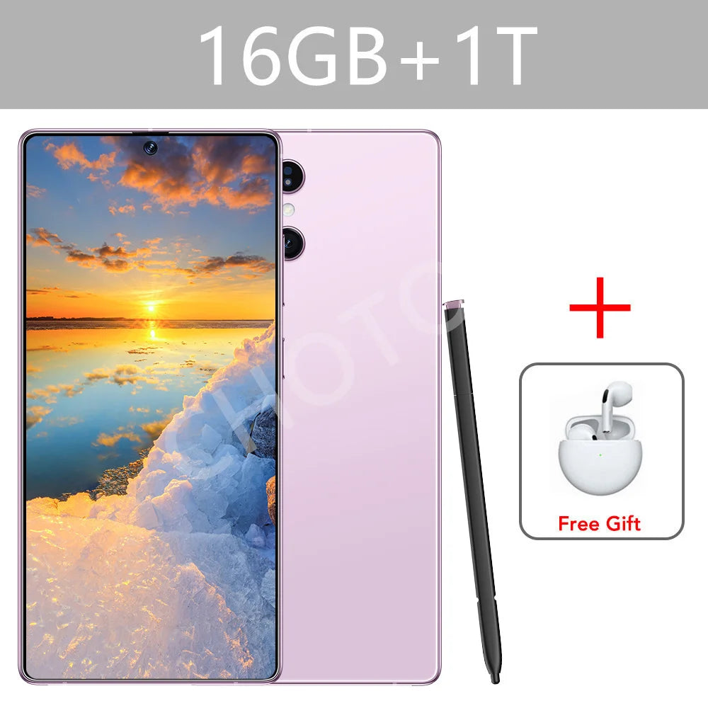 Teléfono Inteligente Original con Android 7.3HD, Snapdragon 8, Gen3, SIM Dual, 4G, 5G, desbloqueado, nuevo, SMS 25 Ultra